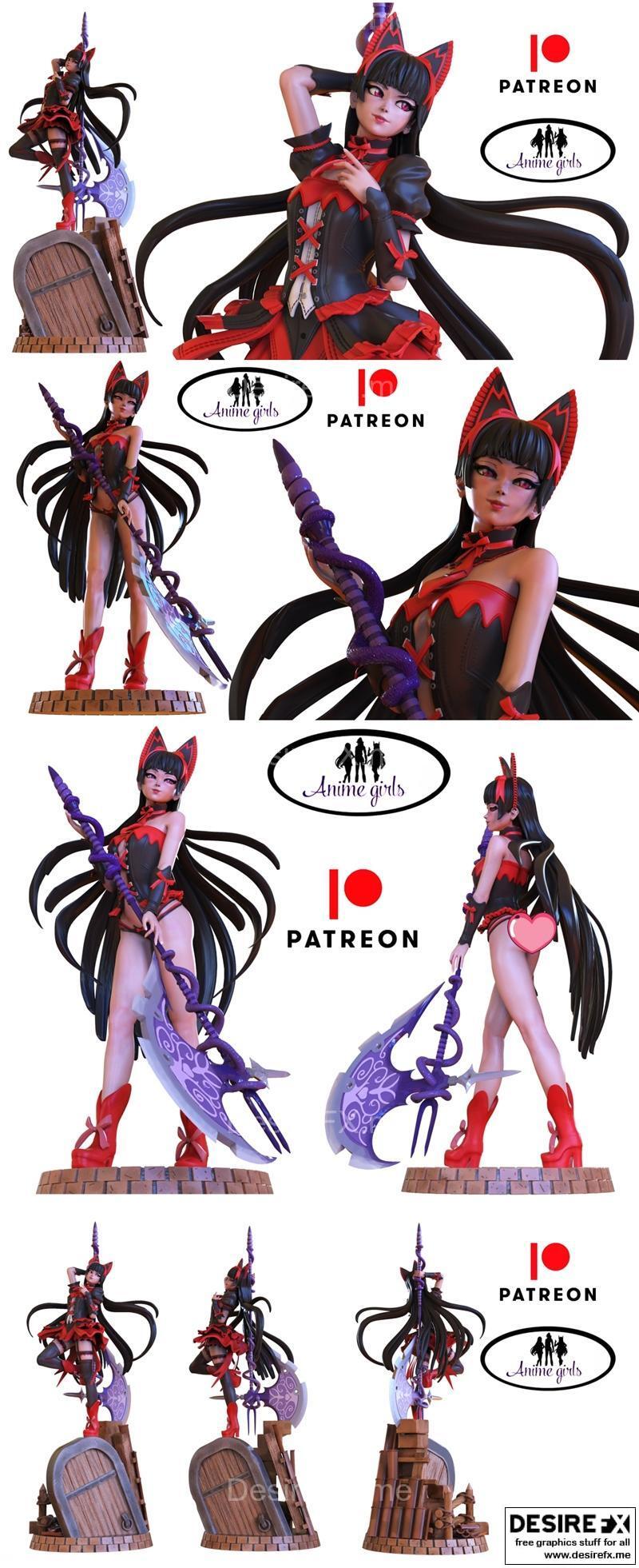 Rory Mercury 3D打印模型 STL|Rory Mercury – 3D Print Model STL