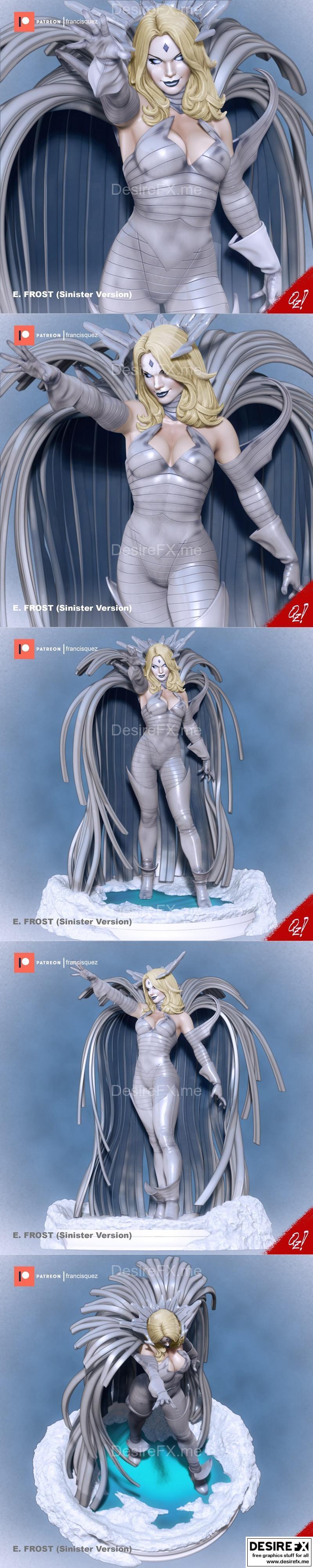 弗朗西斯·奎兹 《E. Frost》3D打印模型|Francis Quez – E. Frost – 3D Print Model STL