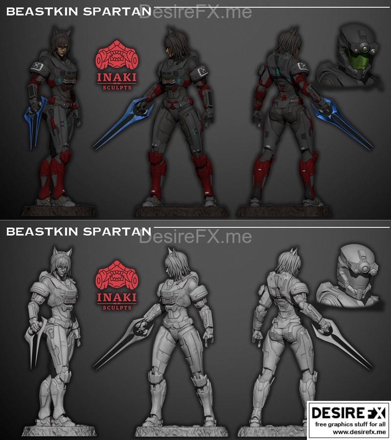 Beastkin Spartan 3D打印模型|Beastkin Spartan – 3D Print Model STL