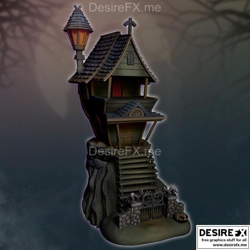 Jack House – 3D打印模型：动漫游戏角色立体模型|Jack House – 3D Print Model STL