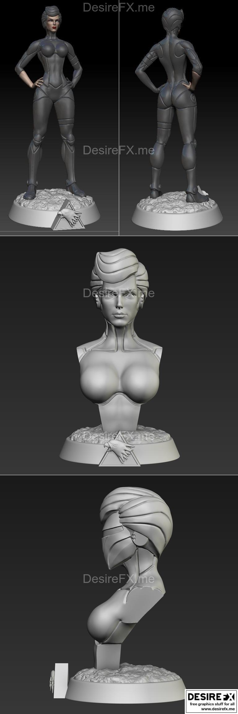银翼猛禽 钢铁之心 3D打印模型|Silver Hawks Steelheart – Busto e Estаtua – 3D Print Model STL