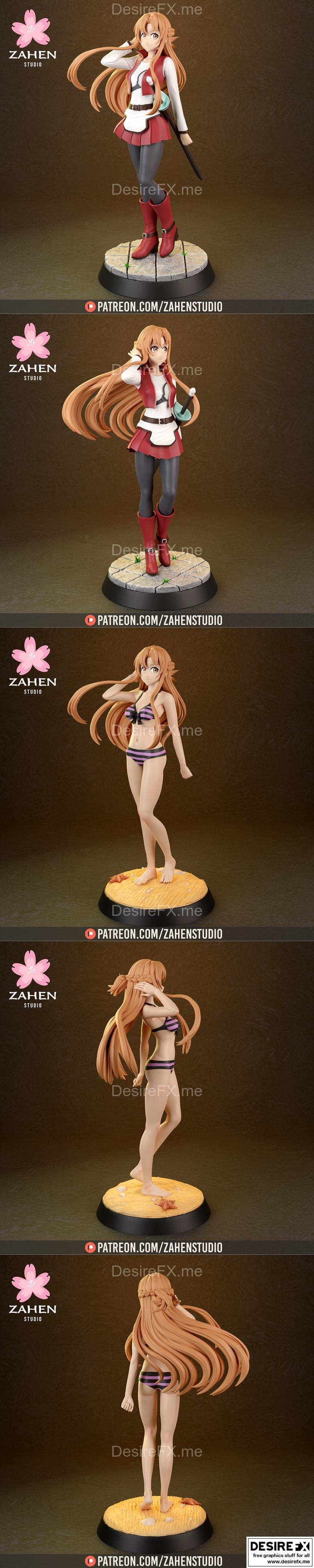 宇智波佐助 3D打印模型 STL|Yuuki Asuna – Zahen Studio – 3D Print Model STL