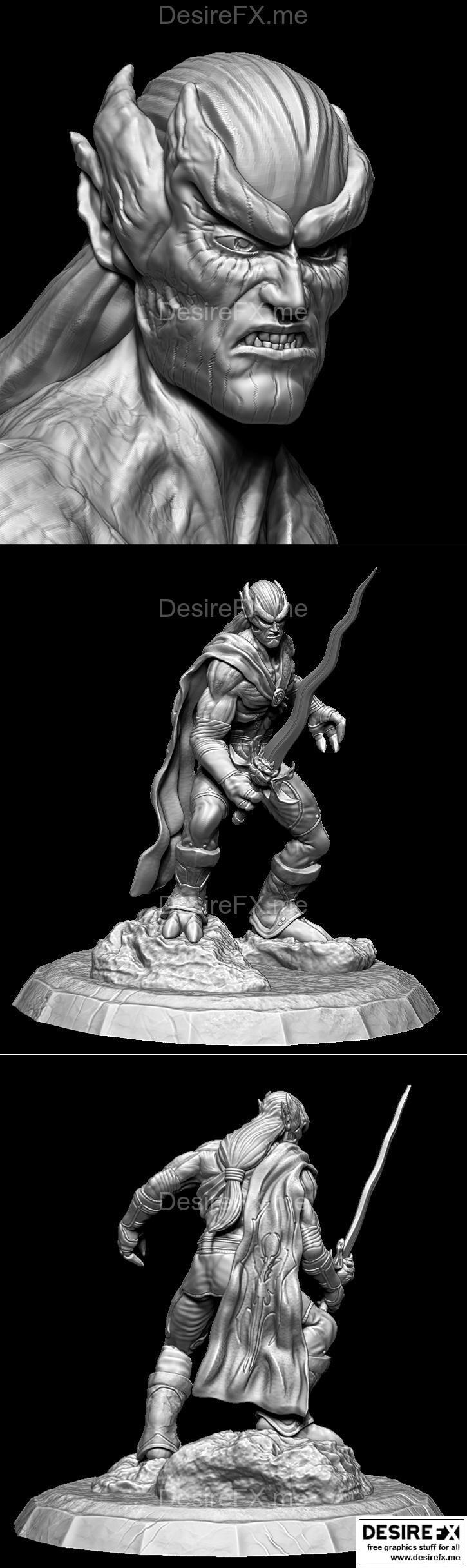Kain 灵魂之刃 3D打印模型|Kain – Soul Reaver – 3D Print Model STL