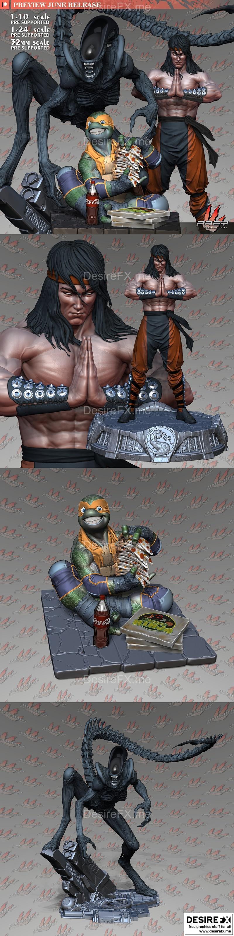 PREY COLLECTION 2023六月新品：动漫游戏角色3D打印模型STL|PREY Collection Studio June 2023 – 3D Print Model STL