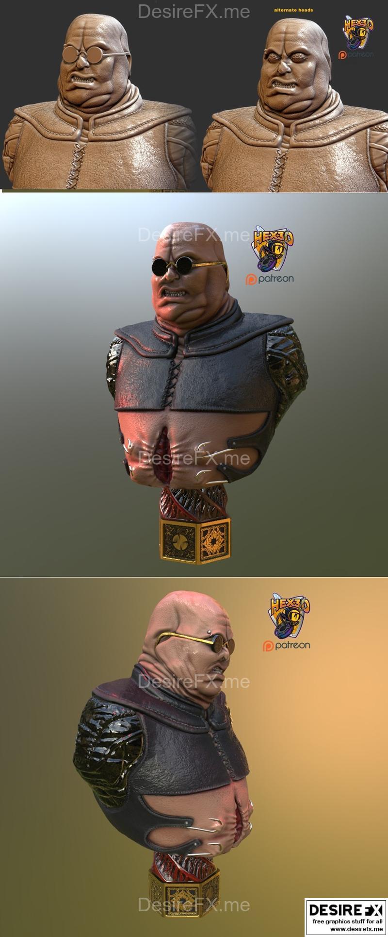 Hex3D - 奶酪球 V1-2 - 3D打印模型|Hex3D – Butter Ball V1-2 – 3D Print Model STL