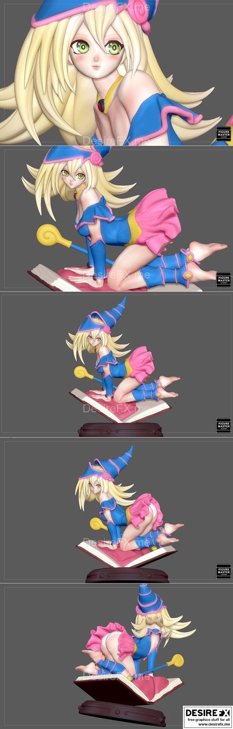 Figuremaster – Dark Magician Girl – 3D Print Model STL