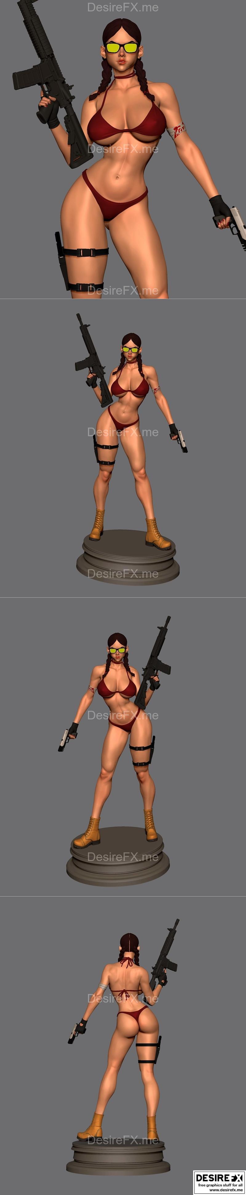 Gun Honey 3D打印模型|Gun Honey – 3D Print Model STL
