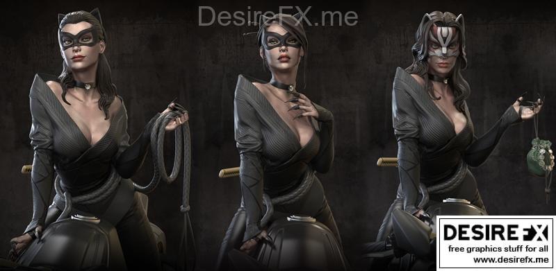 XM工作室-猫女-3D打印模型|XM Studios – Catwoman – 3D Print Model STL