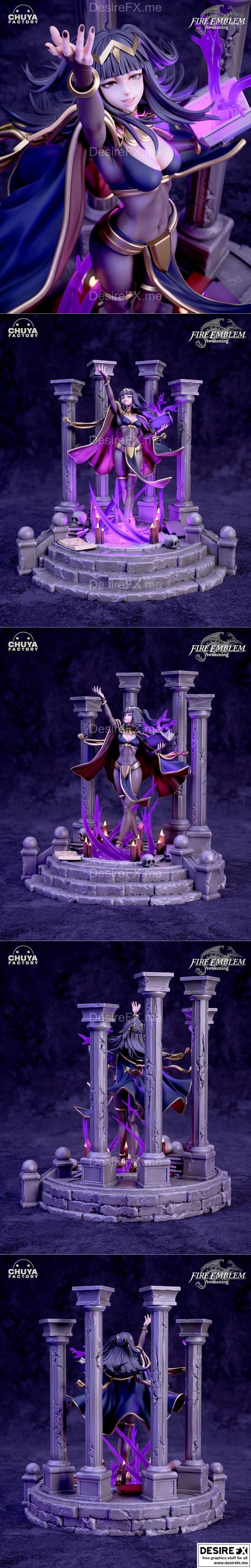 Chuya工厂 - 泰拉 - 3D打印模型|Chuya Factory – Tharja – 3D Print Model STL
