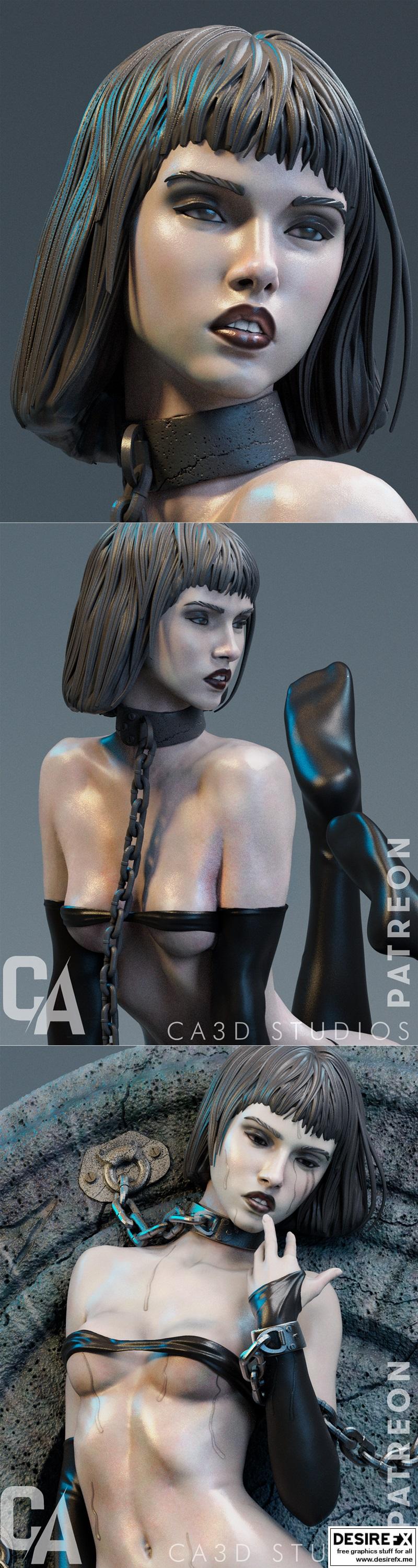 Ca 3D工作室 - 动漫游戏角色3D打印模型|Ca 3d Studios – Prohibited – 3D Print Model STL