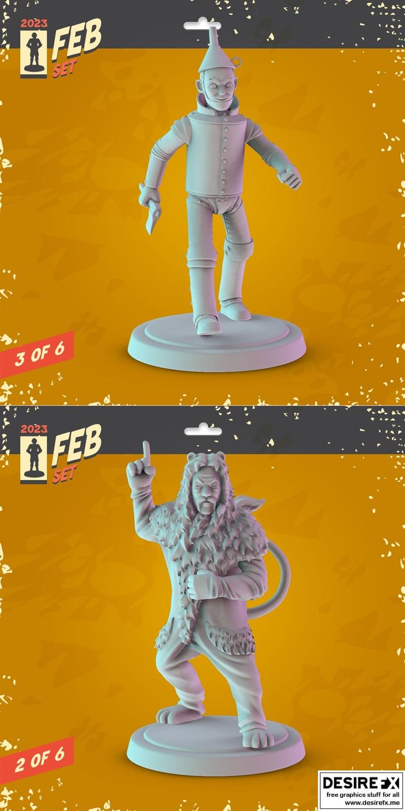 Pop Minis – 魔法奇想记 – 俄克拉荷马州的奥兹魔法师 3D打印模型|Pop Minis – The Wizard of Oz – 3D Print Model STL