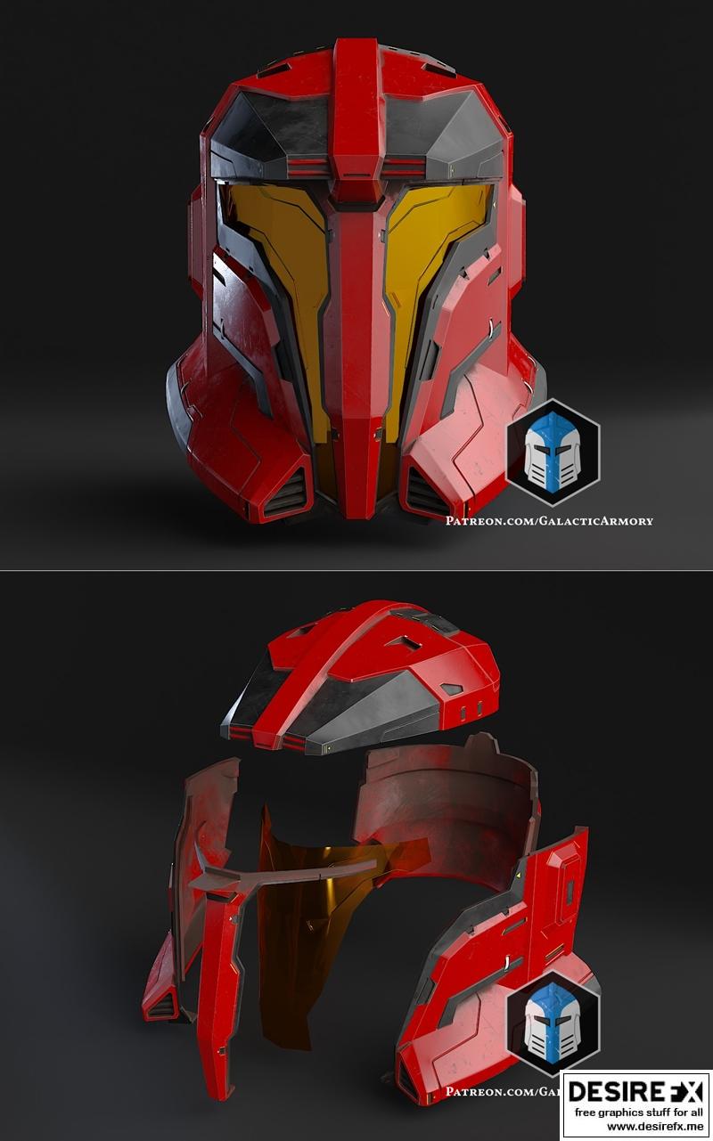 普拉特里安士兵头盔 - 3D打印模型|Praetorian Spartan Helmet – 3D Print Model STL