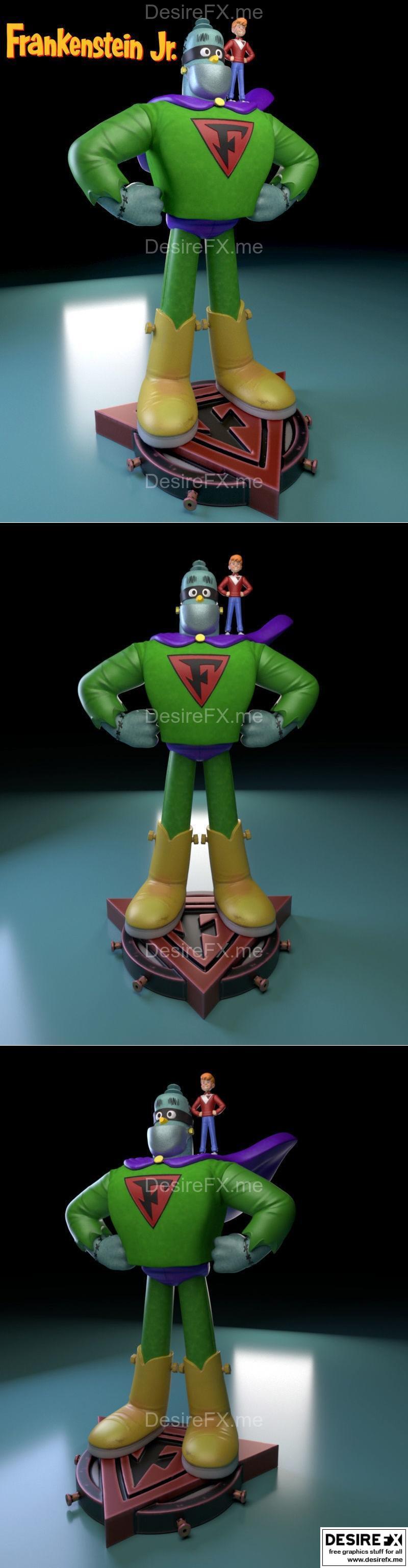 弗兰肯斯坦小弟 3D打印模型|Frankenstein Jr – 3D Print Model STL