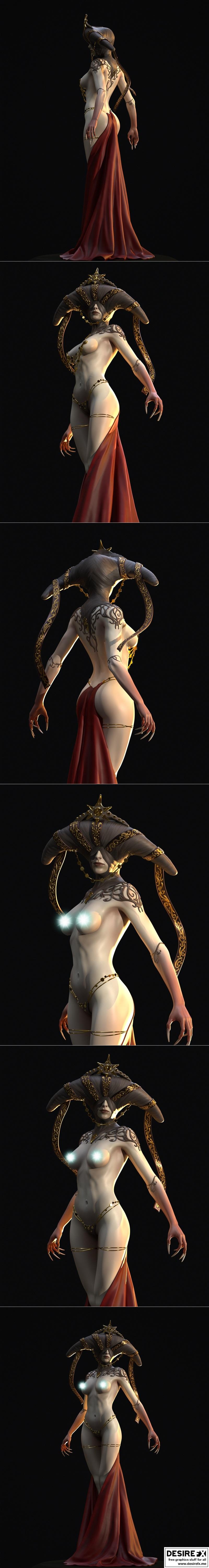 Gunaty工作室出品｜Gsculpt艺术作品｜3D打印模型｜动漫游戏角色复刻|Gunaty – Gsculpt Art – 3D Print Model STL