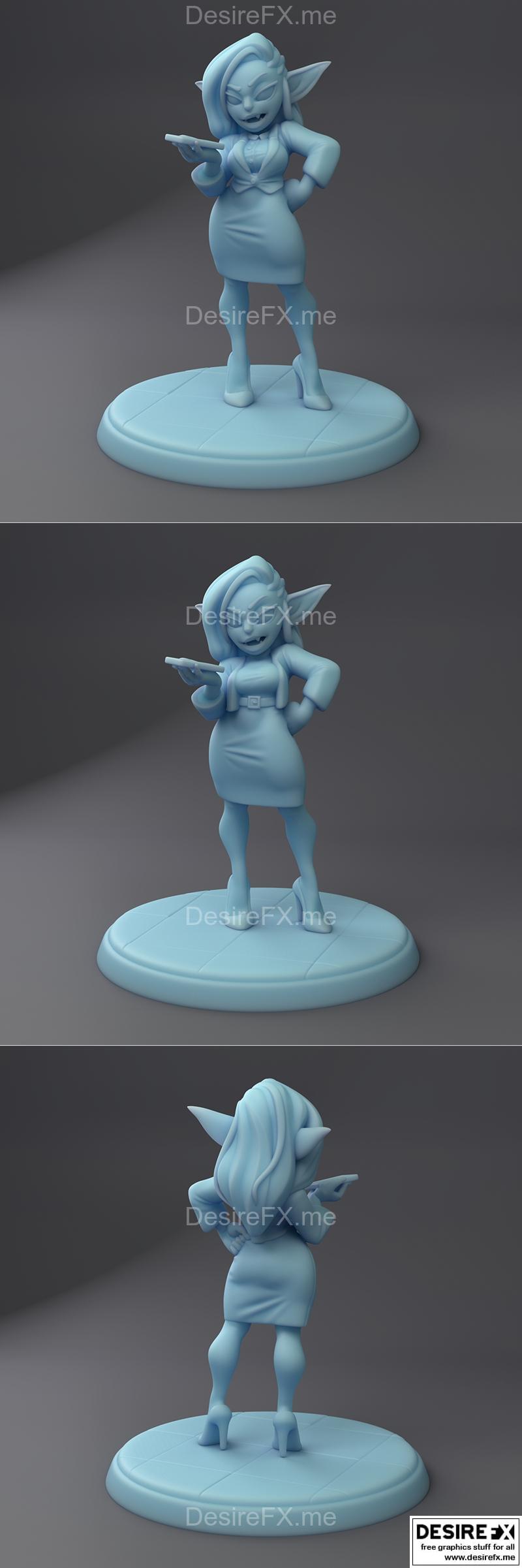 Trixli办公室小鬼 3D打印模型|Trixli the Office Goblin – 3D Print Model STL