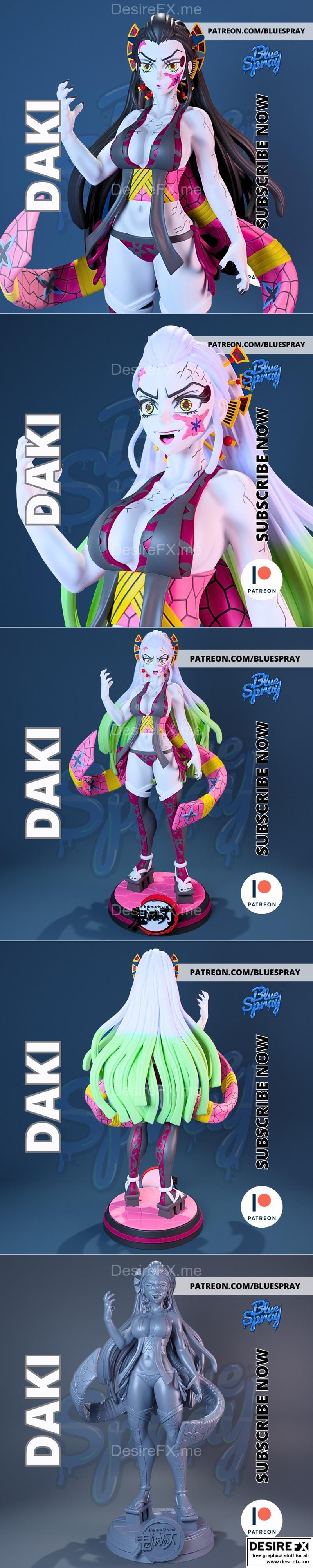 Daki 3D打印模型|Daki – 3D Print Model STL