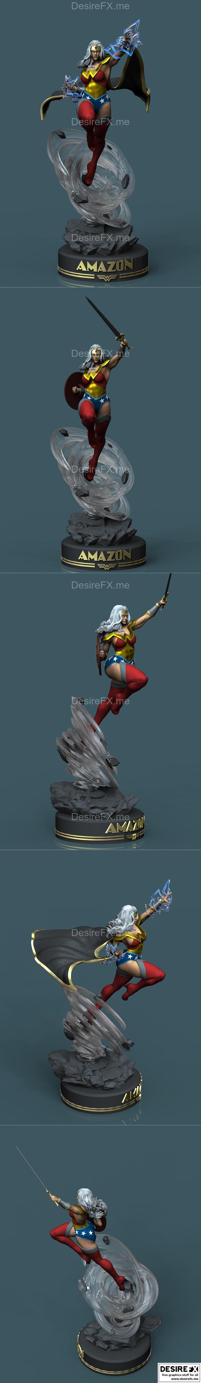 3D打印模型：赛博朋克霓虹侠登场|Amazon – 3D Print Model STL