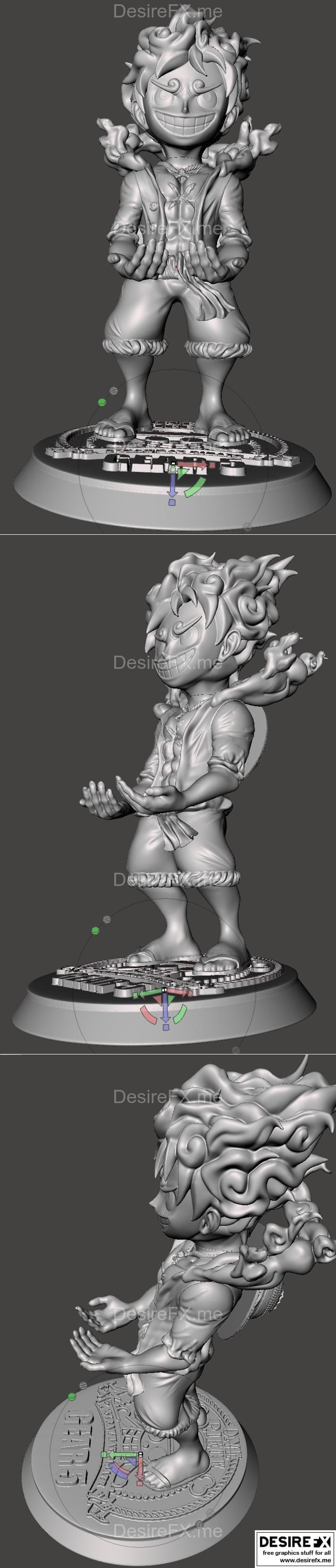 路飞3D打印模型|Soporte Luffy – 3D Print Model STL