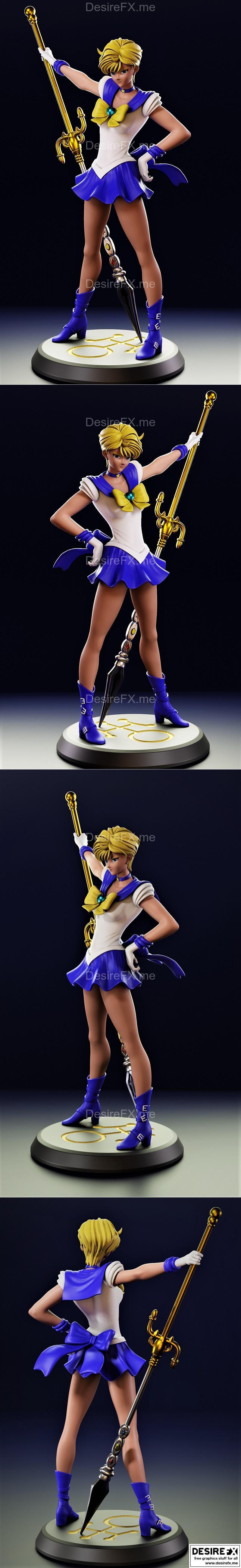 水手星战——天王星——3D打印模型|Sailor Moon – Uranus – 3D Print Model STL