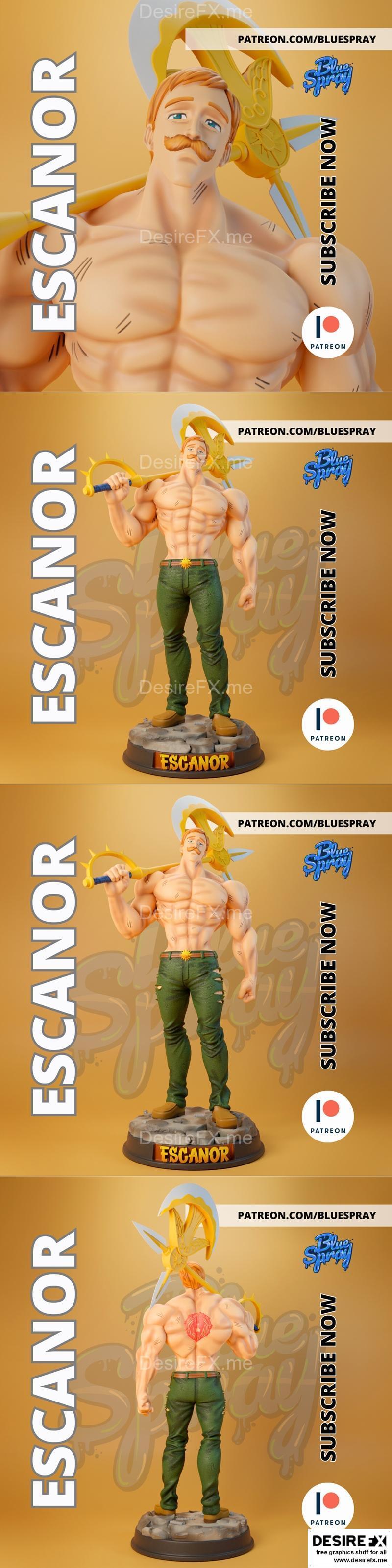 Escanor 3D打印模型|Escanor – 3D Print Model STL