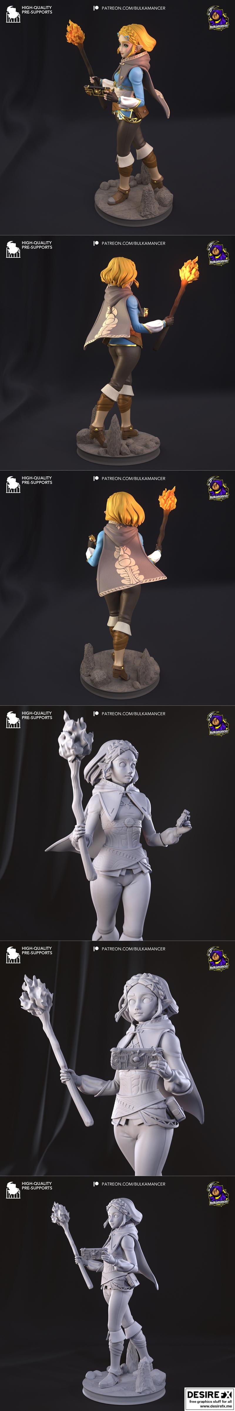 塞尔达传说：王国之泪 3D打印模型|Bulkamancer – Zelda – Tears of the Kingdom – 3D Print Model STL