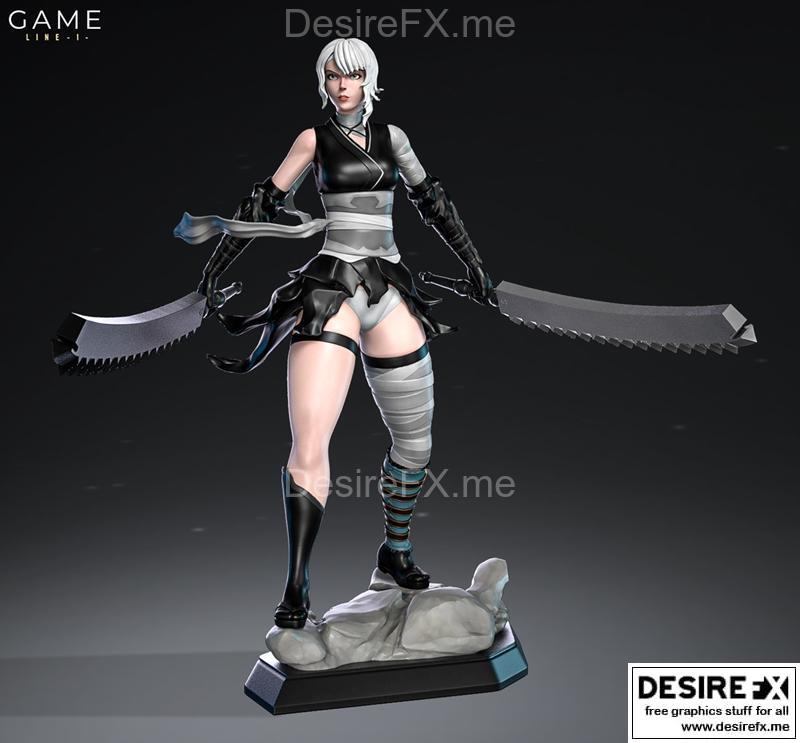 游戏凯恩 Ver.3 - 3D打印模型|Game Kaine Ver.3 – P.1 – 3D Print Model STL