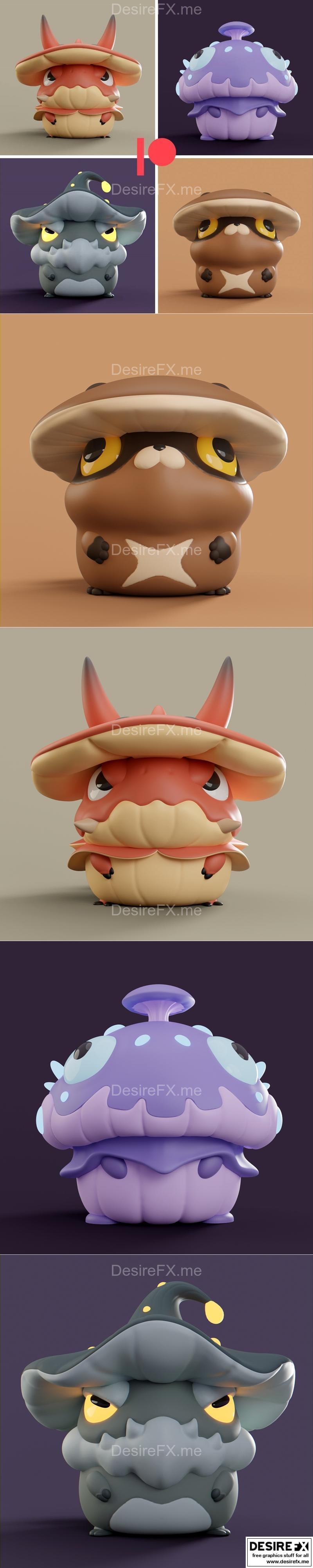 3D打印模型：动漫游戏角色设计集——November 2022系列|Designs November 2022 – 3D Print Model STL