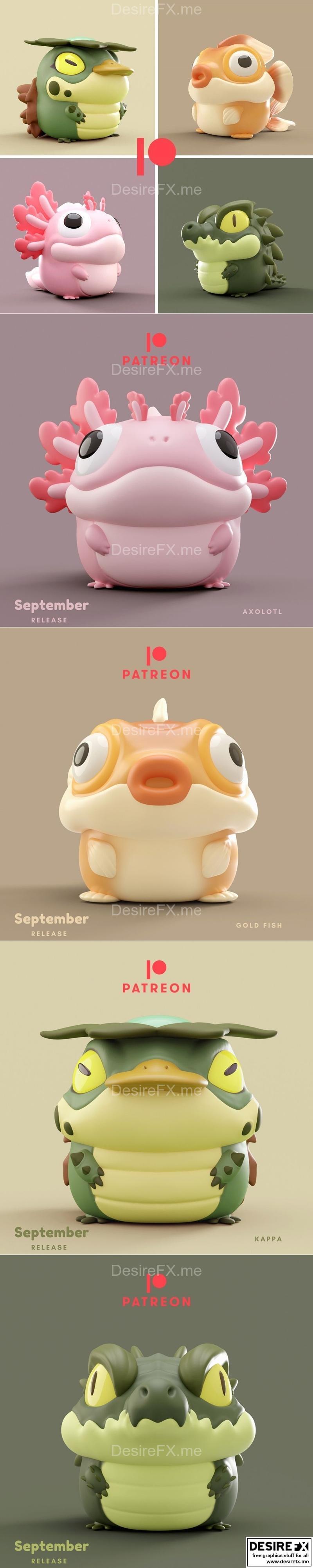 3D打印模型：赛博朋克风机械师手办设计|Designs September 2022 – 3D Print Model STL