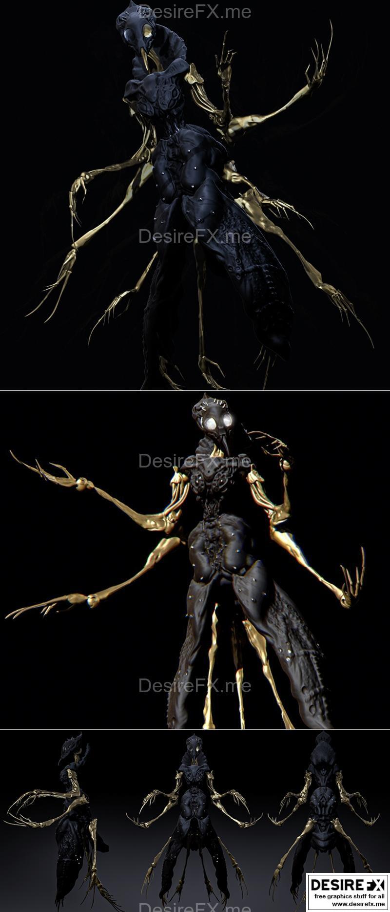 Necronauts 地灵 3D打印模型|Necronauts Geist Action Figure – 3D Print Model STL