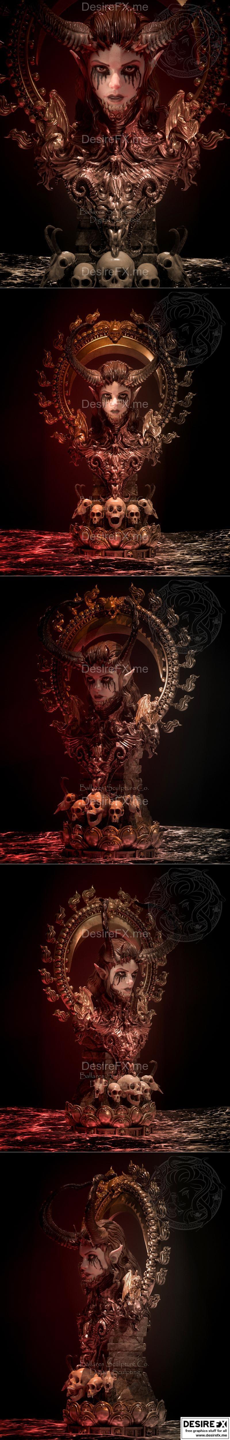 Gehenna守护者 3D打印模型|Guardian of Gehenna by Creative Geek MB – 3D Print Model STL