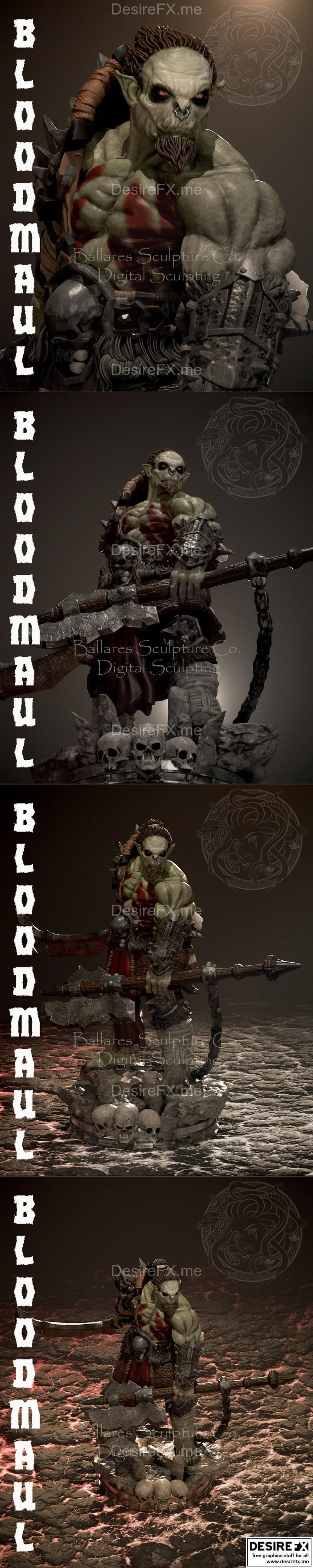 BLOODMAUL 3D打印模型|BLOODMAUL by Creative Geek MB – 3D Print Model STL