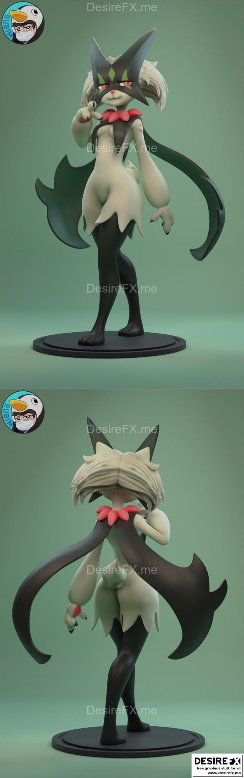 宝可梦 小火龙 3D打印模型 STL|Pokemon Meowscarada – Rubim – 3D Print Model STL
