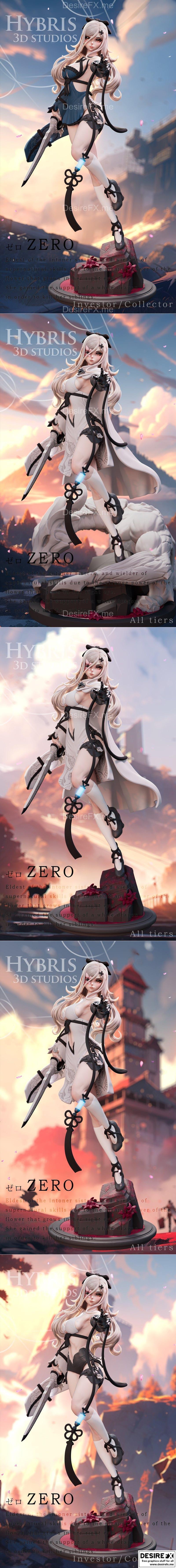 龙之谷3：邪傲 3D打印模型|Zero – Drakengard 3 – Hybris Studios – 3D Print Model STL