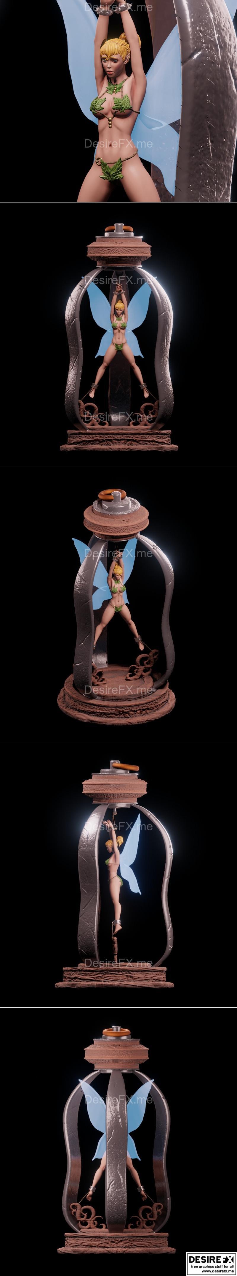 小飞象3D打印模型|Tinkerbell Fanart – 3D Print Model STL