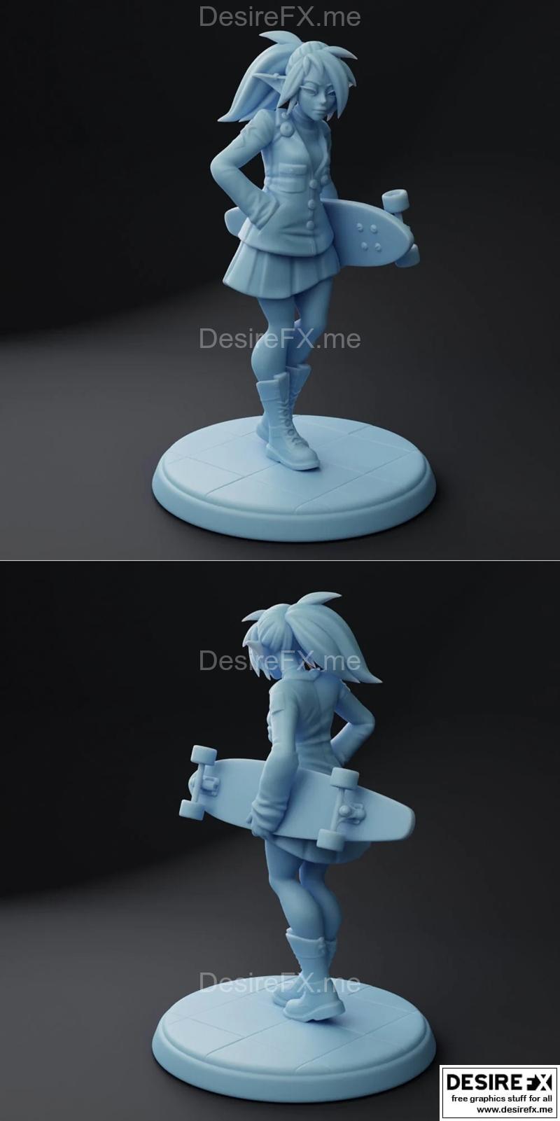 沉默之刃——3D打印模型|Silent Barb – 3D Print Model STL