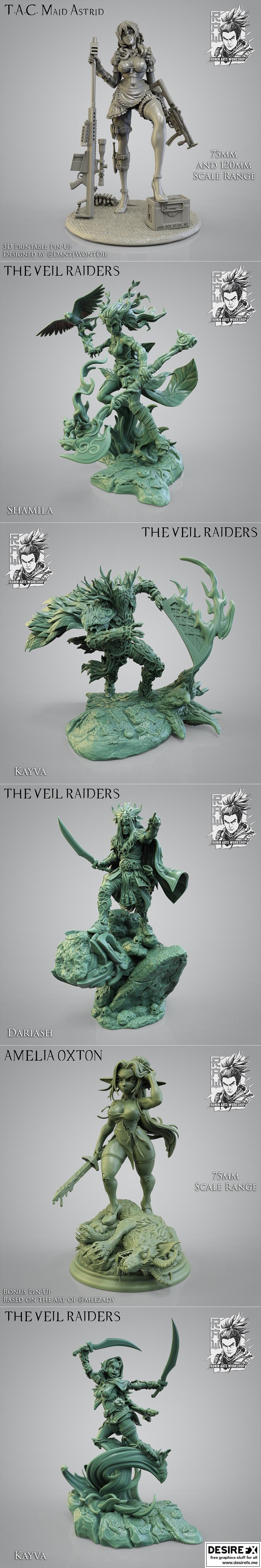 Ronin Arts Workshop RAW - M28 六月2023 3D打印模型|Ronin Arts Workshop RAW – M28 June 2023 – 3D Print Model STL