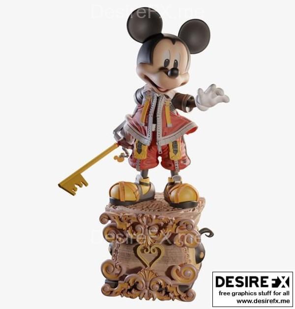 王国之心 芬恩 3D打印模型|DTR – Kingdom Hearts Mickey – 3D Print Model STL