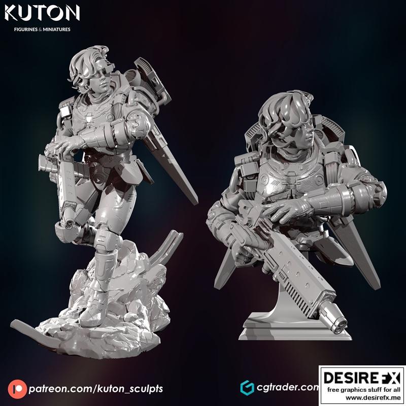 LILY - Kuton - 3D打印模型|LILY – Kuton – 3D Print Model STL