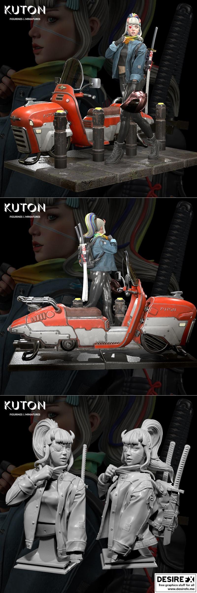Kukii Kuton 3D打印模型|Kukii – Kuton – 3D Print Model STL