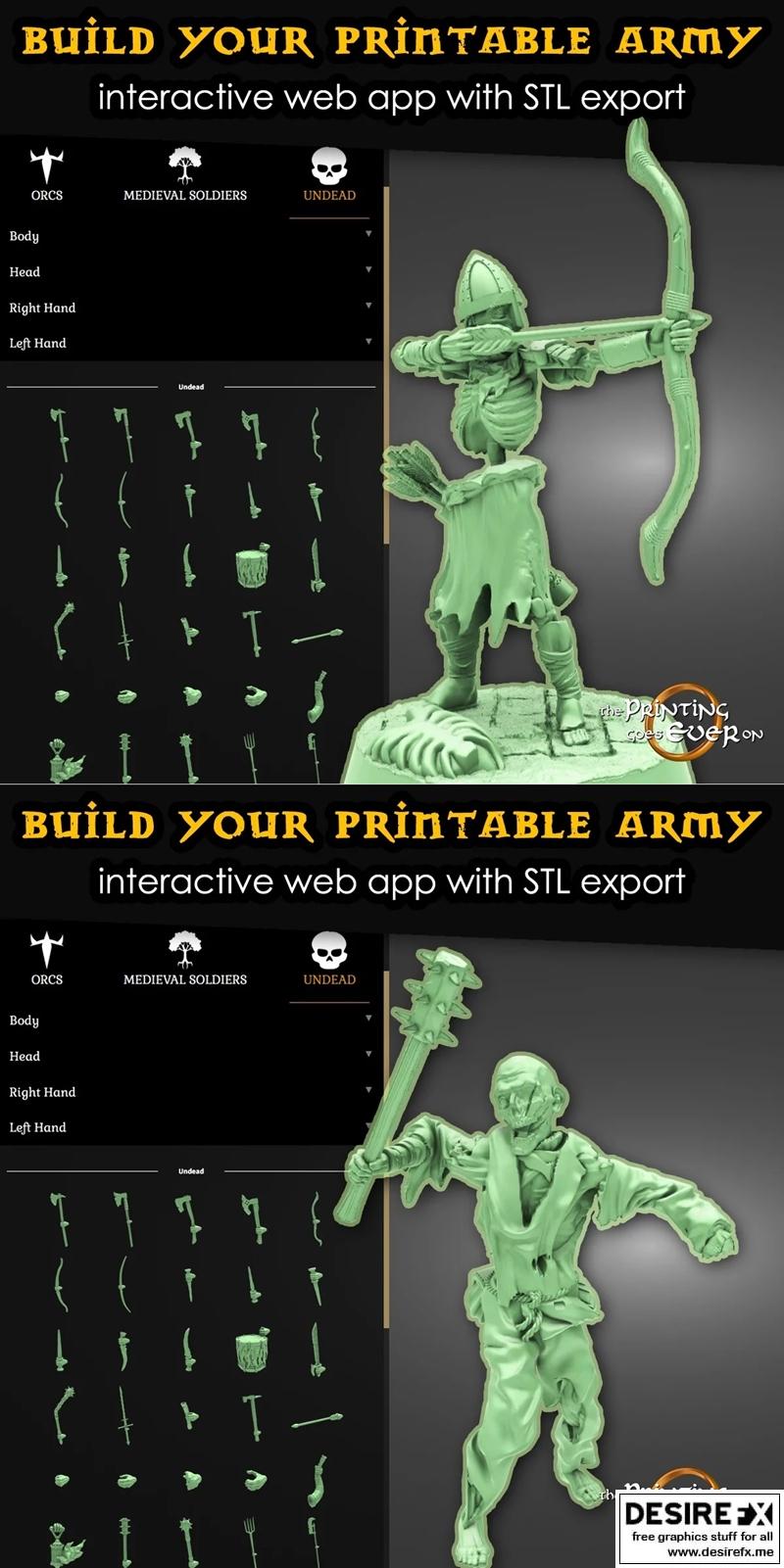 TPGEO 第34章 亡灵军团 3D打印模型|TPGEO Chapter 34 – Undead Army – 3D Print Model STL
