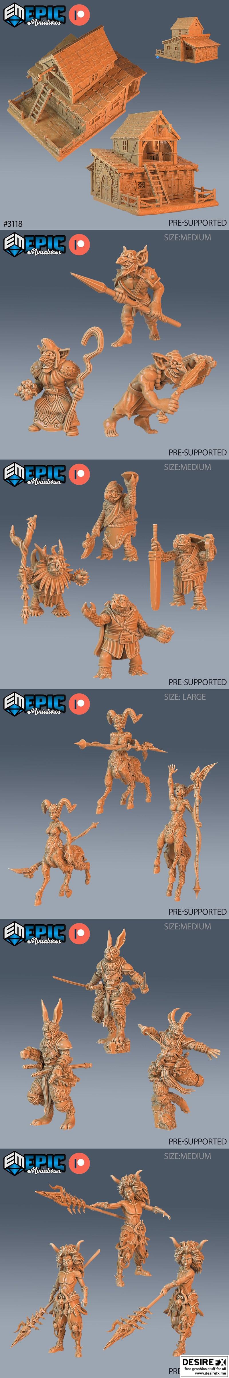 史诗迷你模型——复活节惊喜——3D打印模型|Epic Miniatures – Easter Surprise – 3D Print Model STL