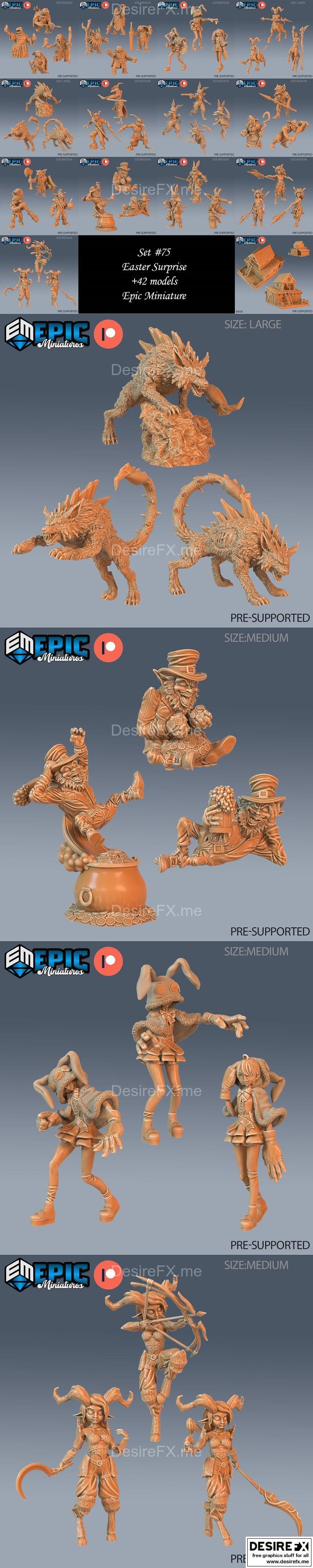 史诗迷你模型——复活节惊喜——3D打印模型|Epic Miniatures – Easter Surprise – 3D Print Model STL