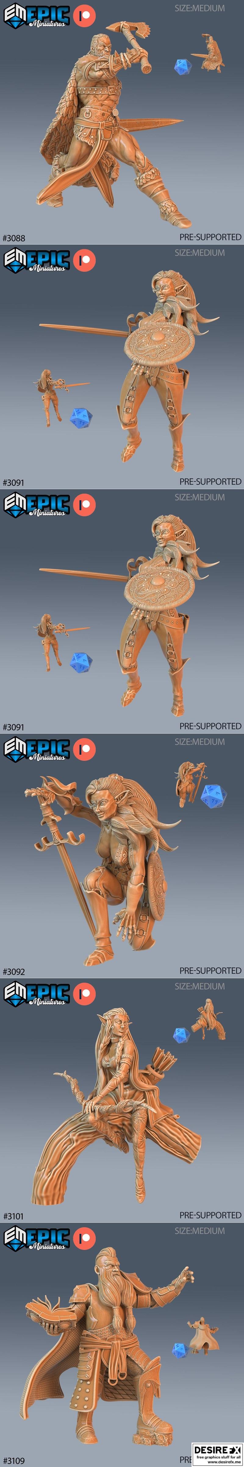 史诗迷你模型——晨曦酒馆——3D打印模型|Epic Miniatures – Sunrise Tavern – 3D Print Model STL