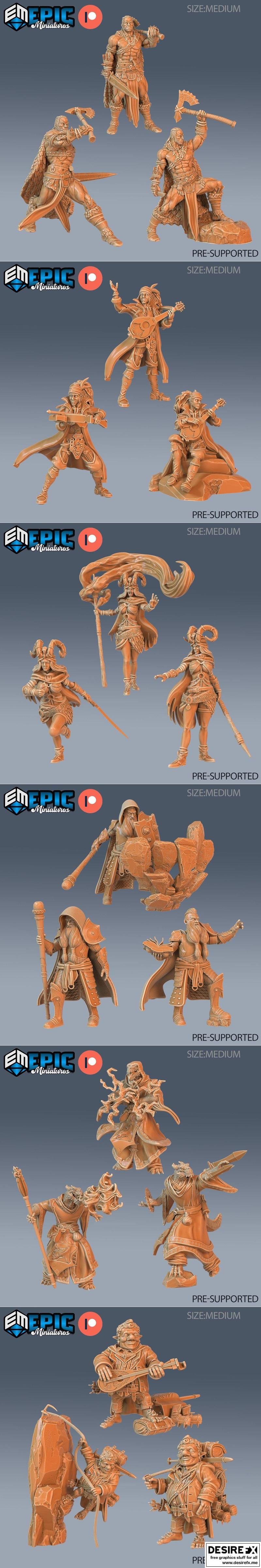 史诗迷你模型——晨曦酒馆——3D打印模型|Epic Miniatures – Sunrise Tavern – 3D Print Model STL