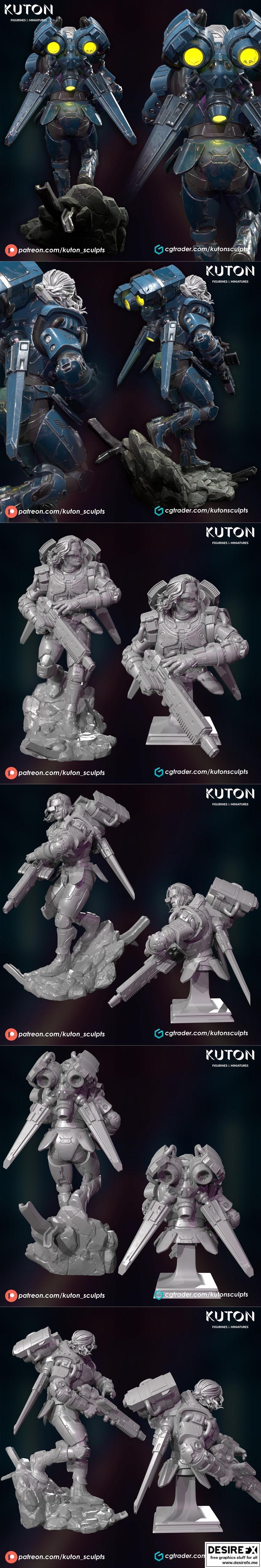 Captain Aris - Kuton - 3D打印模型|Captain Aris – Kuton – 3D Print Model STL