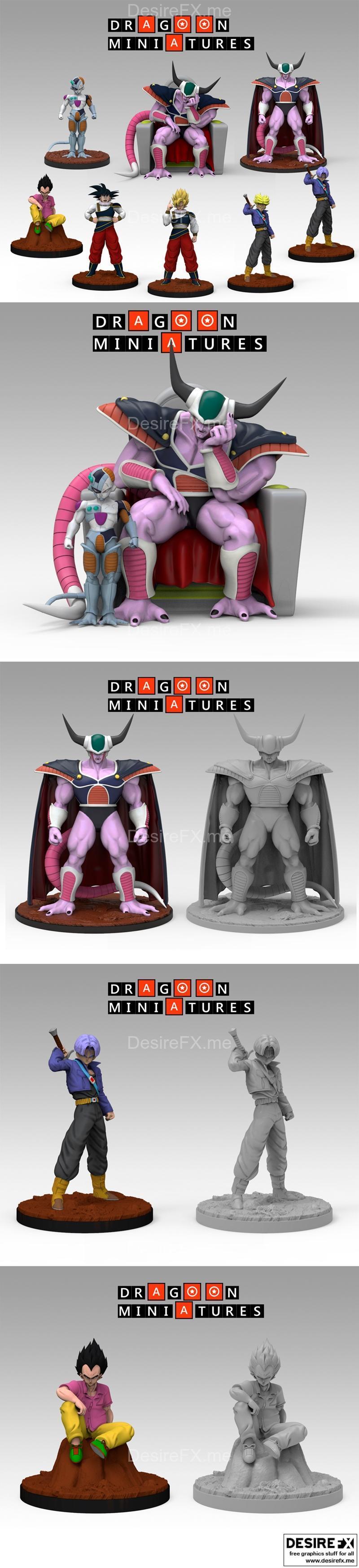 龙族迷你模型——安卓传奇 第十季 2023年5月 3D打印模型|Dragoon Miniatures – Android Saga Part I Term 10 – May 2023 – 3D Print Model STL