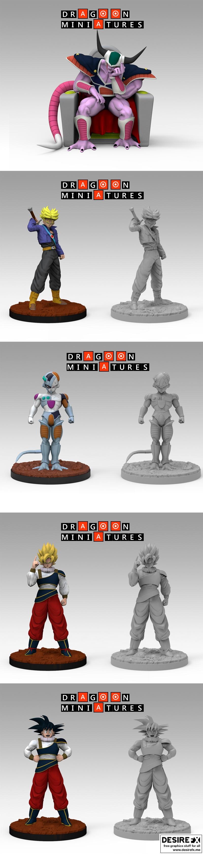 龙族迷你模型——安卓传奇 第十季 2023年5月 3D打印模型|Dragoon Miniatures – Android Saga Part I Term 10 – May 2023 – 3D Print Model STL