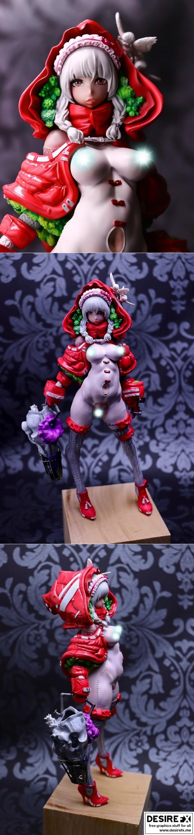 红衣女侠 3D打印模型|Redhood – 3D Print Model STL