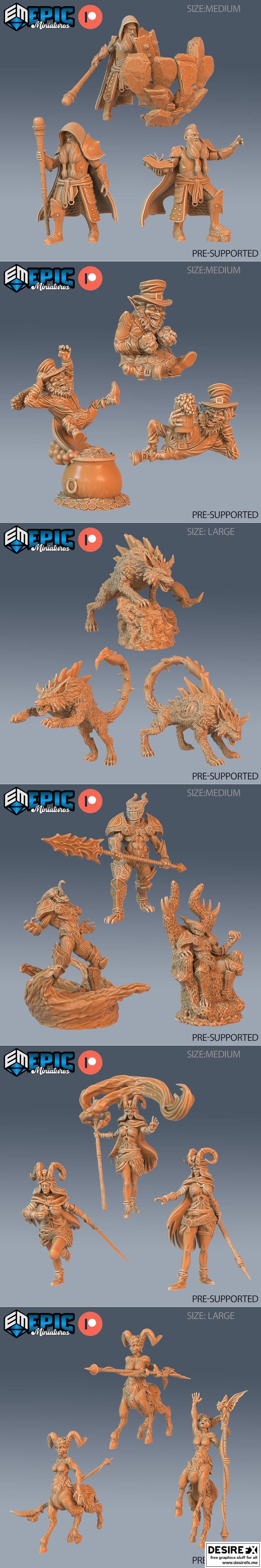 永恒真菌 3D打印模型|Epic Miniatures – Eternal Fungi – 3D Print Model STL