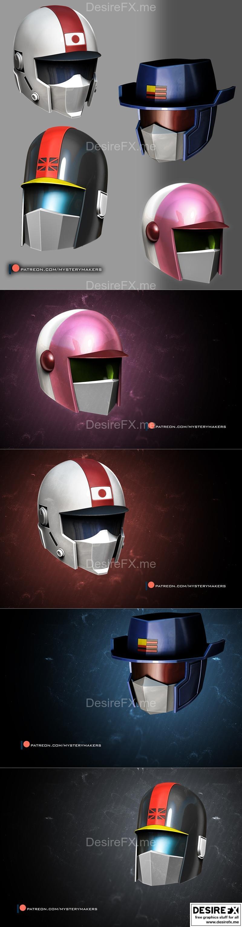 Sabertooth骑士可穿戴头盔 - 3D打印模型|Saber rider wearable helmets – 3D Print Model STL